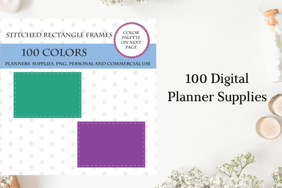 100 Stitched Rectangle Frame Cliparts: Strategic Use for Design, Branding, and Communication
