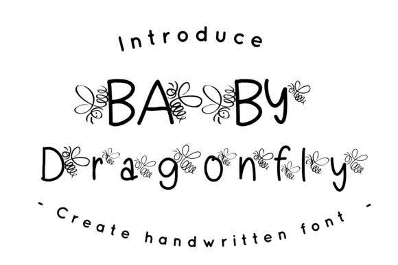 Baby Dragonfly Font