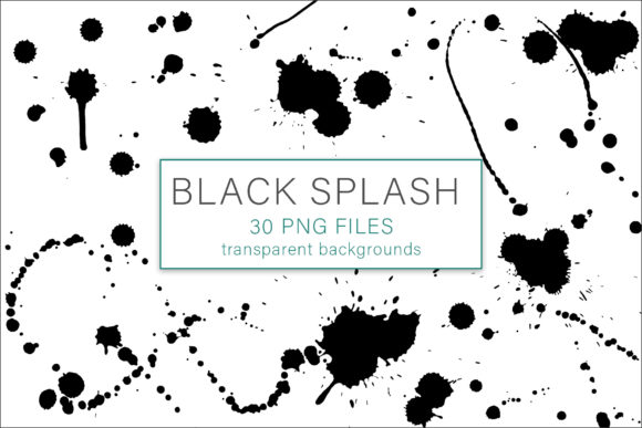 Black Splash Bundle: A Versatile Resource for Creative Projects