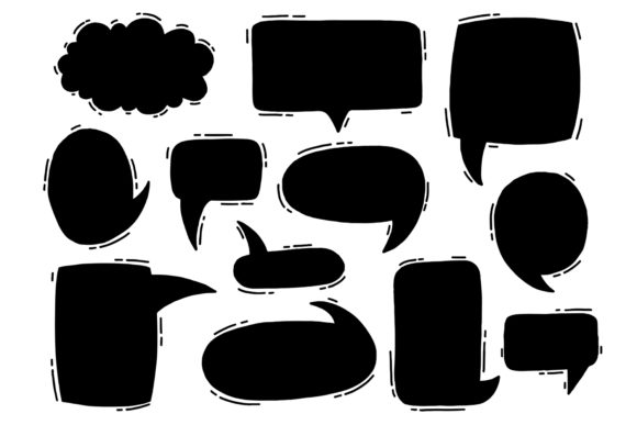 Bubble Speech Chat Set: A Versatile Graphic Asset for Designers and Creators