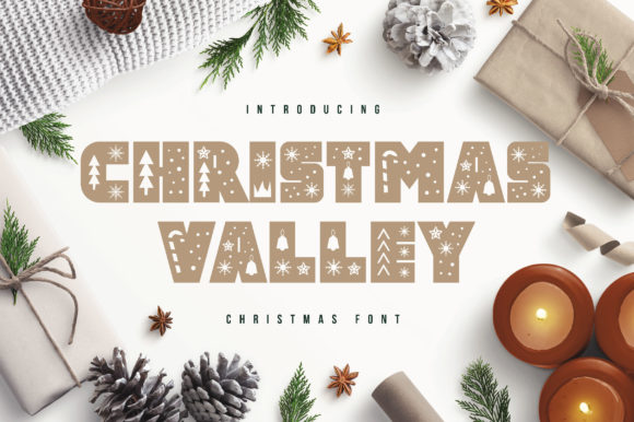 Christmas Valley: A Winter-Inspired Font for Creative Expression