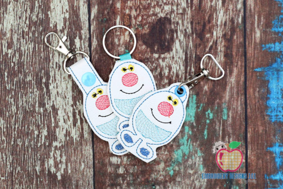 Decorative Easter Egg ITH Snaptab Keyfob: A Creative Embroidery Project for All Skill Levels