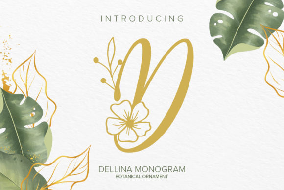 Dellina Monogram Font: A Versatile Choice for Creative Projects