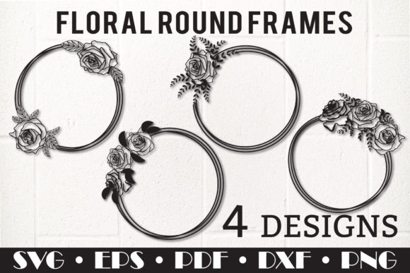 Exploring the Rose Circle Frame Wreath: A Versatile Design for Creative and Commercial Use