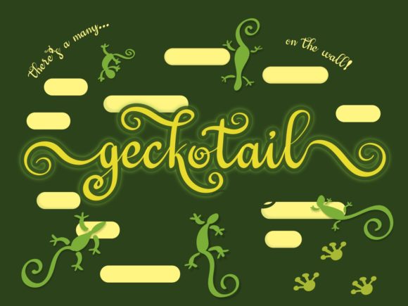 Geckotail: A Classy and Contemporary Decorative Font