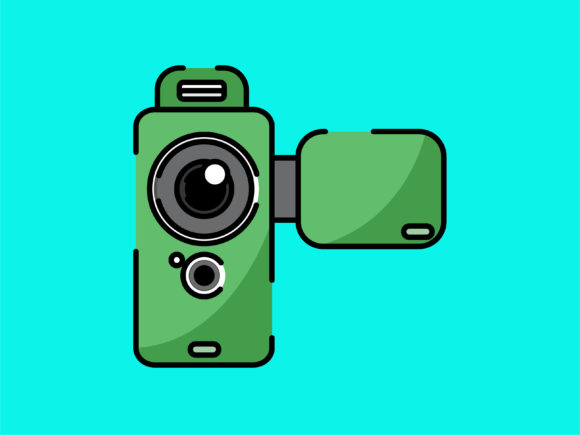 Icon Handycam Striped Line: A Versatile Visual Element for Creative and Professional Use