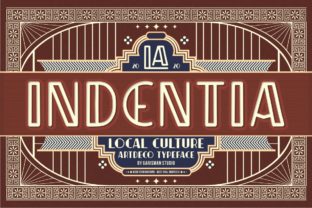 Indentia: A Stylish Font for Modern Design Projects
