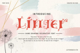 Linger Font: A Playful Choice for Romantic Designs