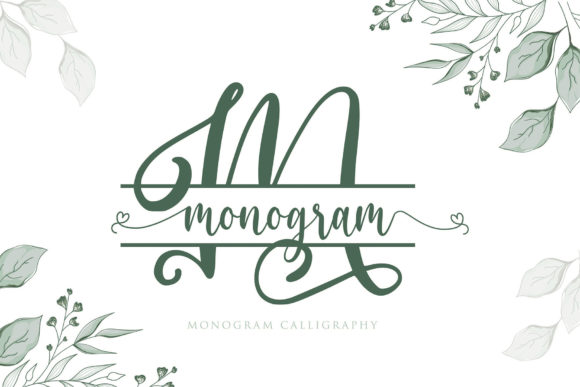 Monogram: A Sweet Decorative Font for Personalized Creations