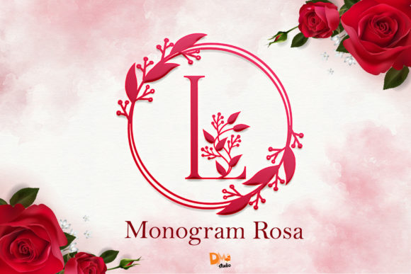 Monogram Rosa: A Versatile Decorative Font for Creative Projects