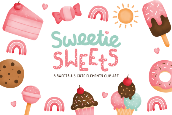 Sweetie Sweets Illustrations for Creative Projects
