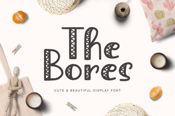 The Bores Font: A Unique Decorative Style for Designers
