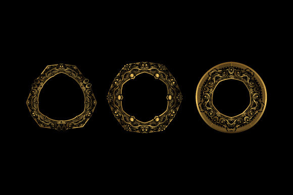 The Timeless Appeal of Luxurious Frame with Golden Color and Luxury Background with Gold Color