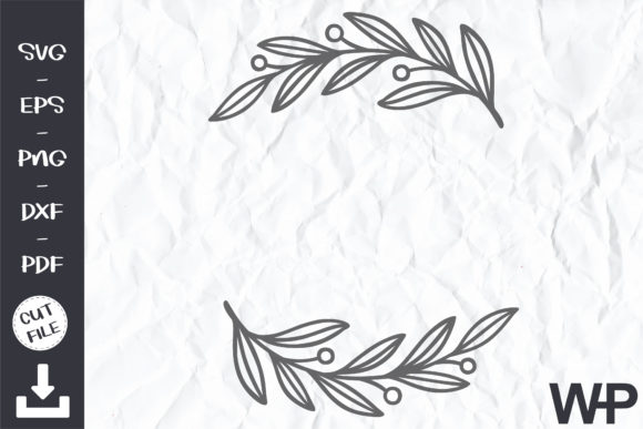 Wreath Cilpart SVG Leaves Clipart: A Versatile Digital Asset for Designers and Creators